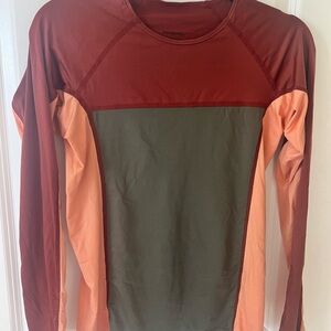 Patagonia Women's Crew Top - Rust & Black
